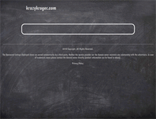 Tablet Screenshot of krazykroger.com